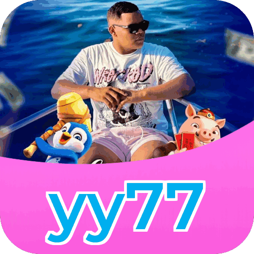 Interface do aplicativo yy77 mostrando jogos disponíveis no iOS e Android